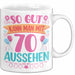 70er Geburtstag Tasse Geschenk Frauen So Gut Kann Man Mit 70 Aussehen Geschenkidee Geburtstag Weiß Trendation