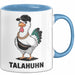 Talahuhn Huhn Tasse Geschenk Lustige Geschenkidee Spruch Blau Trendation