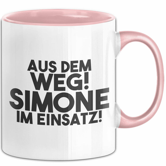 Simone Tasse Aus Dem Weg! Simone Im Einsatz! Geschenk