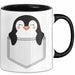 Pinguin In Der Tasche Tasse Geschenk Lustige Geschenkidee Spruch Schwarz Trendation