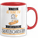Skateboarderin Tasse Geschenk Becher Stark Attraktiv Furchtlos Skateboarderin Lustige Geschenkidee Rot Trendation