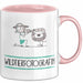 Geschenk für Wildtierfotografin Tasse Lustige Geschenkidee Geburtstag Ich Bin Wildtierfotografin Ich Darf Das Rosa Trendation