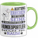 Hundesportler Geschenk Tasse Lustiger Spruch Erheben Sie Sich Der Hundesportler Betritt den Raum Grün Trendation