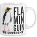 Pinguin Flamingo Tasse Geschenk Lustige Geschenkidee Spruch Flaminguin Weiß Trendation