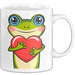 Frosch Herz Tasse Geschenk Lustige Geschenkidee Spruch Weiß Trendation