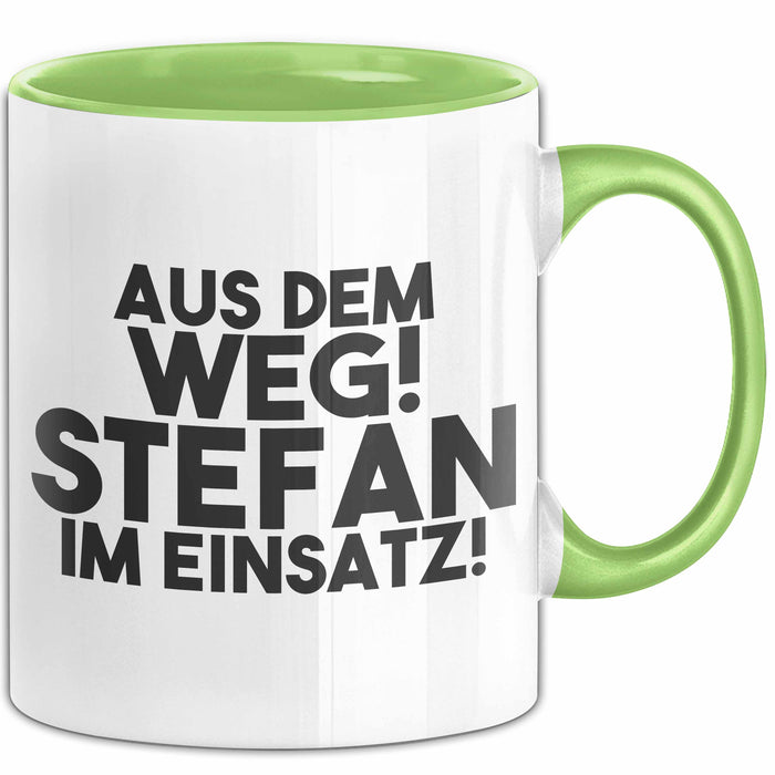 Stefan Tasse Aus Dem Weg! Stefan Im Einsatz! Geschenk