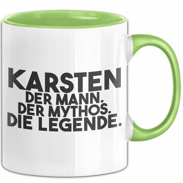 Karsten Tasse Karsten – Der Mann. Der Mythos. Die Legende. Geschenk