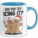 Sarkastische Weihnachtsfeier Tasse Geschenk Lustige Geschenkidee Spruch Hast Du Versucht Es Zu Kühlen Blau Trendation