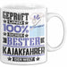 Kajakfahrer Geschenk Lustiger Spruch für Kajakfahrer Geschenkidee Bester Kajakfahrer Der Welt Weiß Trendation
