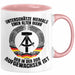 DDR Mann Tasse Geschenk Unterschätze Niemals Einen Alten Mann Der In Der DDR AufgewachsenIst Kaffee-Becher Rosa Trendation