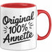 Annette Tasse Geschenk Original 100% Annette Geschenkidee Geburtstag Rot Trendation