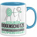 Bogenschütze Geschenk Tasse Ich Bin Bogenschütze Aber Sag Doch Einfach Superheld Lustige Geschenkdiee für Bogenschütze Kaffee-Becher Blau Trendation