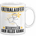 Ultraläufer Tasse Geschenk für Ultraläufer Der Mann Der Alles Kann Geschenkidee zum Geburtstag Weiß Trendation