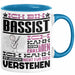 Bassist Geschenk Kaffee-Tasse Geschenkidee für Bassist Ich Bin Bassist Ich Kann Es Dir Erklären Jedoch Nicht Für Dich Verstehen Spruch Lustig Blau Trendation