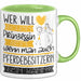 Pferdebesitzerin Tasse Geschenk Spruch Wer Will Schon Prinzessin Sein Wenn Man Auch Pferdebesitzerin Sein Kann Grün Trendation