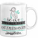Katzenliebhaberin Geschenk Tasse So Gut Kann Nur Eine Katzenliebhaberin Aussehen Geschenkidee Geburtstag Weihnachten Lustig Weiß Trendation