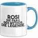 Rosi Tasse Rosi – Die Frau. Der Mythos. Die Legende. Geschenk Blau Trendation