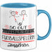 Fußballspielerin Geschenk Tasse So Gut Kann Nur Eine Fußballspielerin Aussehen Geschenkidee Geburtstag Weihnachten Lustig Blau Trendation
