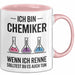 Chemiker Chemielehrer Tasse Geschenk Lustige Geschenkidee Spruch Wenn Ich Renne Solltest Du Es Auch Tun Rosa Trendation