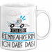 Geschenk für Rennfahrerin Tasse Lustige Geschenkidee Geburtstag Ich Bin Rennfahrerin Ich Darf Das Weiß Trendation