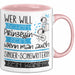 Singer-Songwriterin Tasse Geschenk Spruch Wer Will Schon Prinzessin Sein Wenn Man Auch Singer-Songwriterin Sein Kann Rosa Trendation