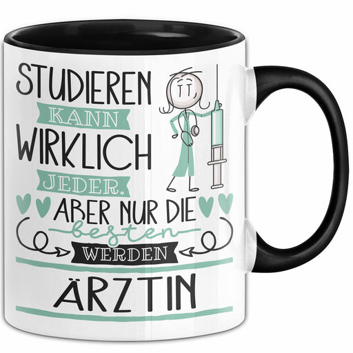 Ärztin Tasse Lustiges Geschenk Studieren Kann Wirklich Jeder Nur Die Besten Werden Ärztin Trendation