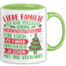 Weihnachten Tasse Geschenk Familie Liebe Familie Ich Habe Versucht Das Beste Geschenk Für Euch Zu Finden Verwandt Spaß Gag Joke Kaffee-Becher Grün Trendation