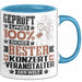 Konzertveranstalter Geschenk Lustiger Spruch für Konzertveranstalter Geschenkidee Bester Konzertveranstalter Der Welt Blau Trendation