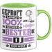 DJ Geschenk Lustiger Spruch für DJ Geschenkidee Bester DJ Der Welt Grün Trendation