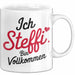 Steffi Tasse Geschenk Ich Bin Vollkommen Steffi Geschenkidee Geburtstag Weiß Trendation