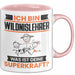 Wildnislehrer Tasse Geschenk für Wildnislehrer Geburtstag Lustiger Spruch Kaffee-Becher Was Ist Deine Superkraft Rosa Trendation