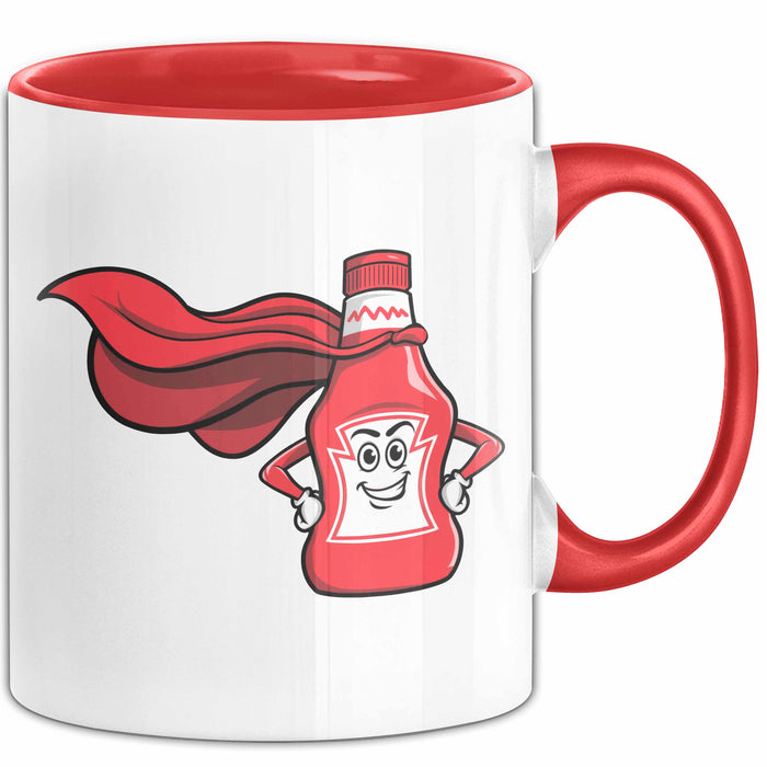 Ketchup Liebhaber Tasse Geschenkidee für Soßen Fan Rot Trendation