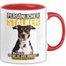 Appenzeller Sennenhund Hund Tasse Geschenk Lustige Geschenkidee Spruch Persönlicher Stalker Ich Folge Dir Wo Du Auch Hingehst Rot Trendation