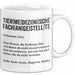 Tiermedizinischer Fachangestellter Wertschätzung Tasse Geschenk Lustige Geschenkidee Spruch Tiermedizinische Fachangestellte Weiß Trendation