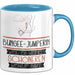 Bungee-Jumperin Weil Es Keinen Schöneren Beruf Gibt Tasse Geschenk für Eine Bungee-Jumperin Lustig Blau Trendation