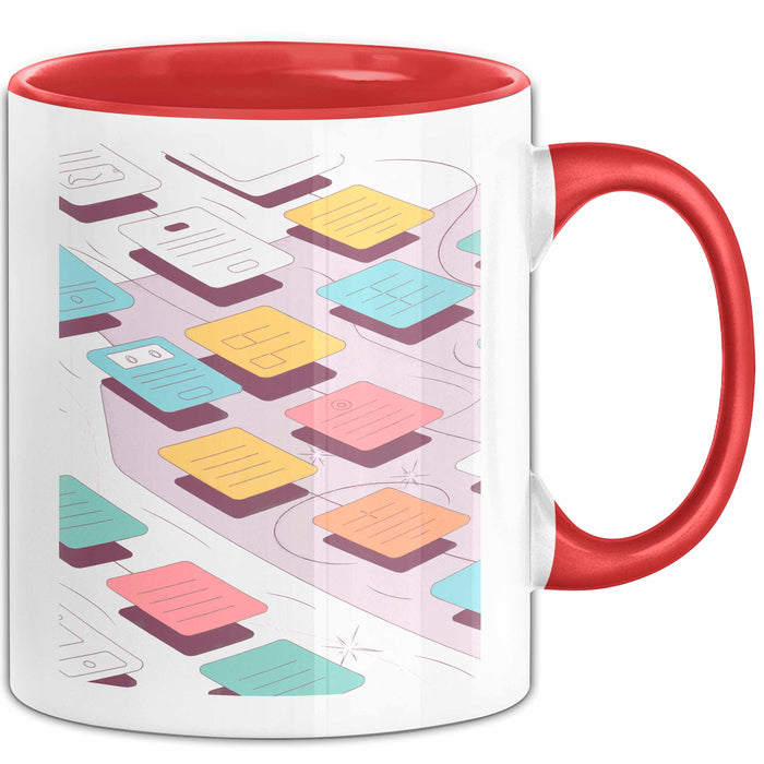 UX Designer Tasse Geschenk Lustige Geschenkidee Spruch Für User Experience Profis Rot Trendation