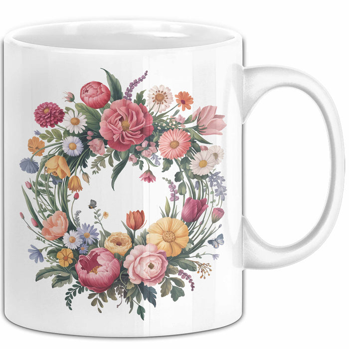 Florist Tasse Geschenkidee für Blumenliebhaber Spruch Weiß Trendation