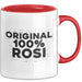 Rosi Tasse Original 100% Rosi Geschenk Rot Trendation
