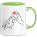 Schildkröte Tierliebhaber Tasse Geschenk Lustige Geschenkidee Spruch Grün Trendation