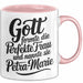 Petra-Marie Tasse Geschenk Gott Formte Die Perfekte Frau Petra-Marie Geschenkidee Rosa Trendation
