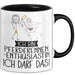 Geschenk für Pferderennen-Enthusiastin Tasse Lustige Geschenkidee Geburtstag Ich Bin Pferderennen-Enthusiastin Ich Darf Das Trendation