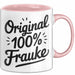 Frauke Tasse Geschenk Original 100% Frauke Geschenkidee Geburtstag Rosa Trendation