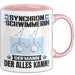 Synchronschwimmerin Tasse Geschenk für Synchronschwimmerin Der Mann Der Alles Kann Geschenkidee zum Geburtstag Rosa Trendation
