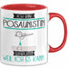 Posaunistin Tasse Geschenk Ich Bin Posaunistin Warum Weil Ich Es Kann Geschenkidee Geburtstag Rot Trendation