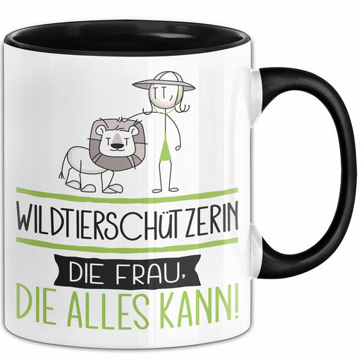 Wildtierschützerin Geschenk Tasse Becher Die Frau Die Allen Kann Geschenkidee für eine Wildtierschützerin Lustig Trendation