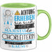 Chorleiterin Tasse Geschenk Lustiger Spruch Bitte Erheben Sie Sich Seine Majestät Die Chorleiterin Betritt Den Raum Grün Trendation
