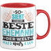 Witzige Tasse Geschenk So Sieht Der Beste Ehemann Der Welt Aus Rot Trendation