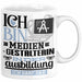 Mediengestalterin Ausbildung Start Geschenk Tasse Ich Bin Mediengestalterin In Der Ausbildung Ich Darf Das Kaffee-Becher Geschenkidee Weiß Trendation
