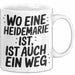 Heidemarie Tasse Geschenk Wo Eine Heidemarie Ist Ist Auch Ein Weg Geschenkidee Becher mit Name Weiß Trendation