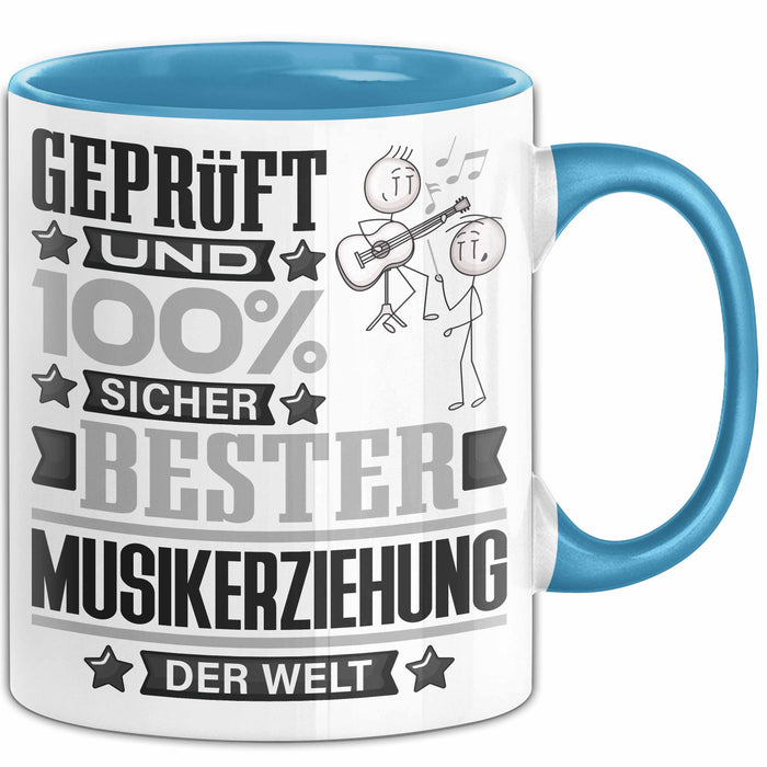 Musikerziehung Geschenk Lustiger Spruch für Musikerziehung Geschenkidee Bester Musikerziehung Der Welt Blau Trendation